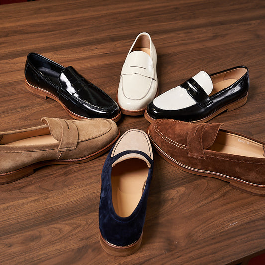 Le Velours Penny — Premium Leather & Suede Loafer