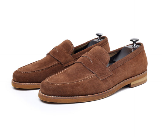 Le Velours Penny — Premium Leather & Suede Loafer