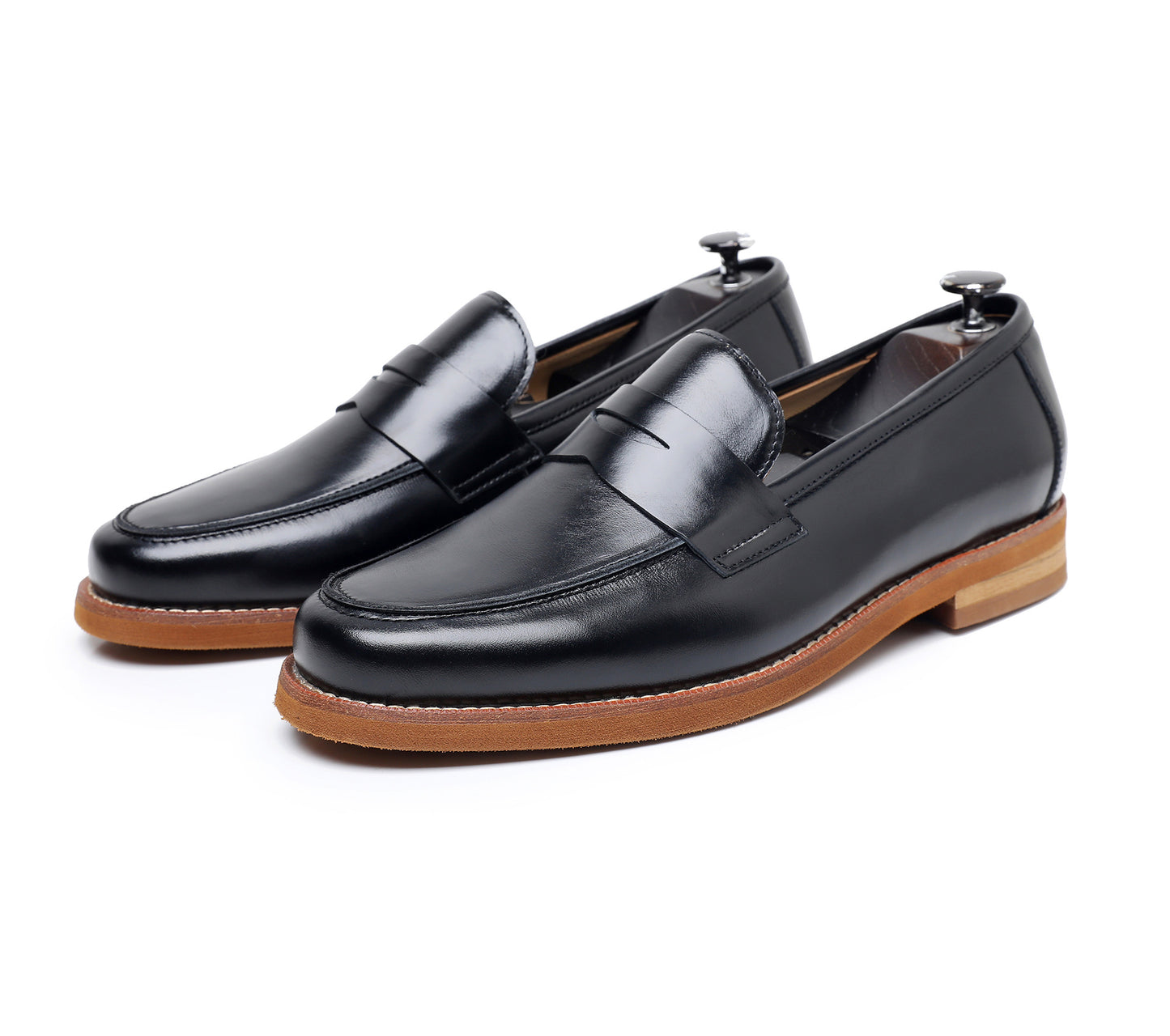 Le Velours Penny — Premium Leather & Suede Loafer