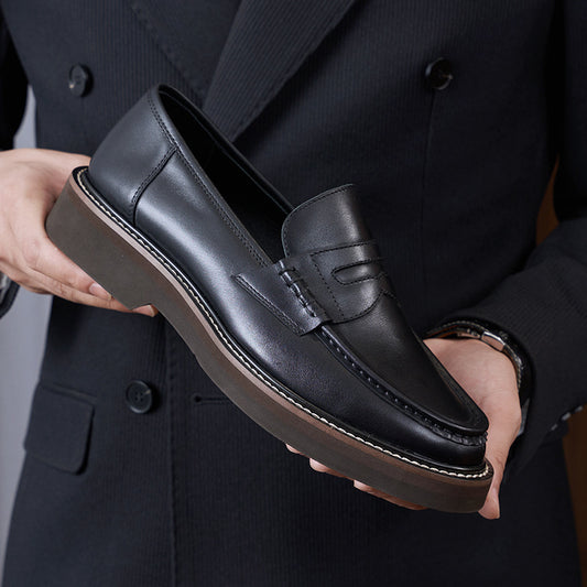Le Lourd Noir — Chunky Sole Penny Loafer